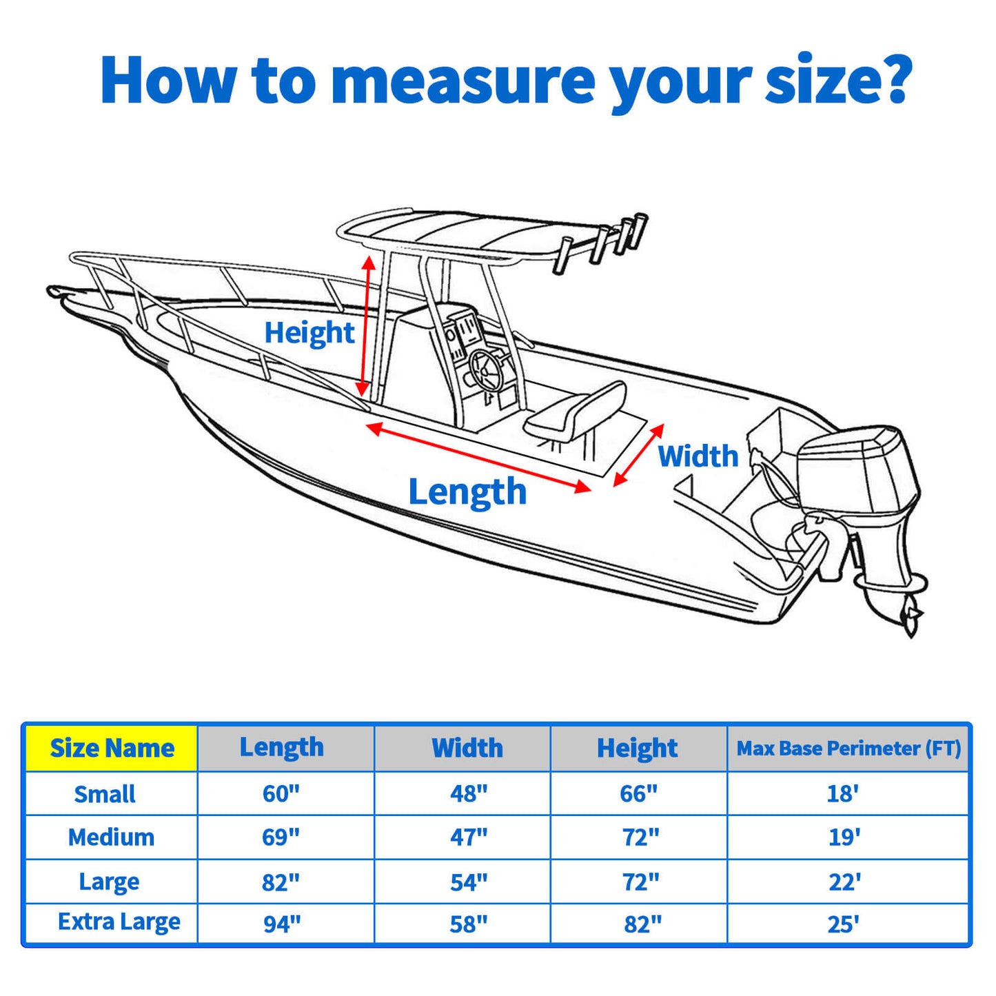 Yexcend T-Top Center Console Boat Cover, Heavy Duty 600D Waterproof T Top Console Cover with Motor Cover, UV Resistant Polyester T-Top Boat Cover, Gray